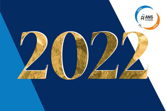 Liczba 2022, logo 25-lecia ANS w Lesznie.